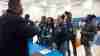 AIM students attending a career fair