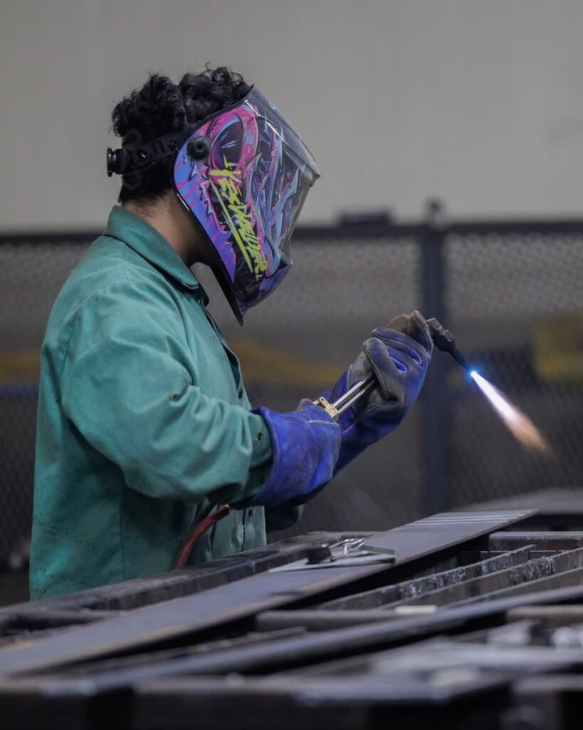 Aviation Institute of Maintenance Welding Student Learning